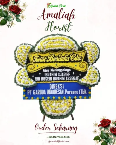 Papan Bunga Duka di Cikini