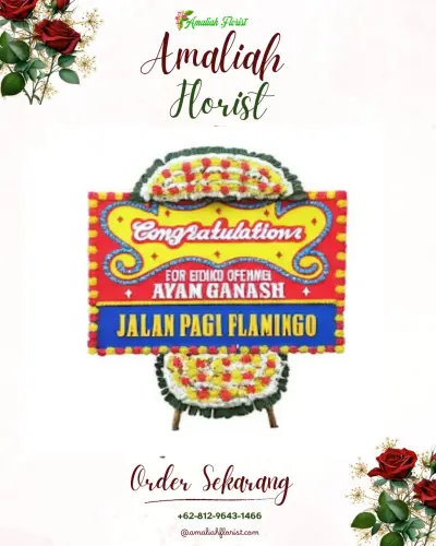 Bunga Papan Congratulation di Cikini